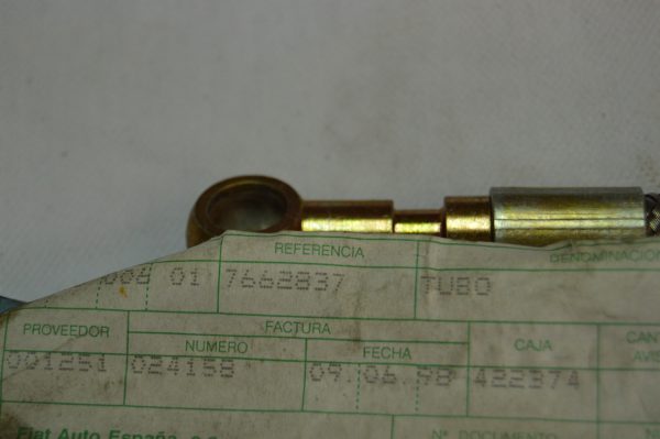 Ref: 7662837 Tubo do Óleo Fiat Croma TD NOVO - Imagen 2