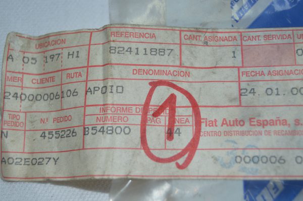Ref: 82411887 Apoio Lancia Delta, Prisma NOVO - Imagen 3