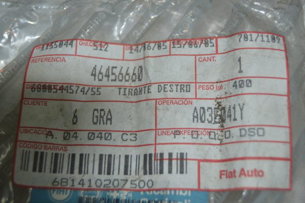 Ref: 46456660 Rótula de Direcção Eixo Dianteiro  Fiat Palio, Strada NOVO - Imagen 3