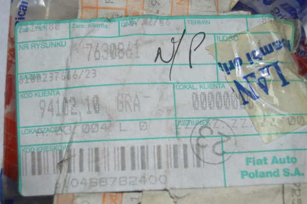 Ref: 7630861 Guarnição dobradiça da porta traseira direita Fiat Ducato, de 90 a 94 NOVO - Imagen 3