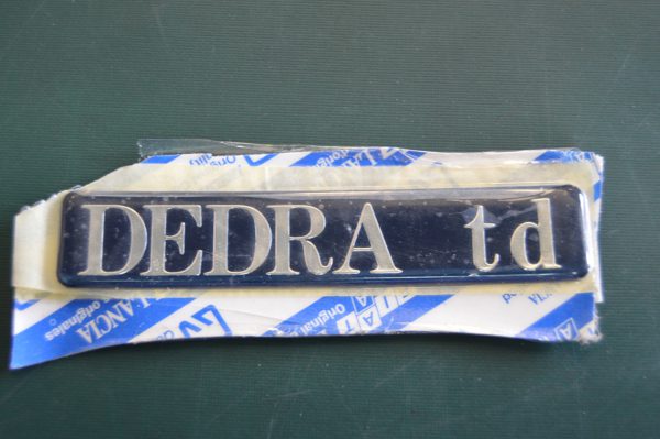 Ref. 7797545 Emblema "Dedra TD" Fiat Dedra TD NOVO