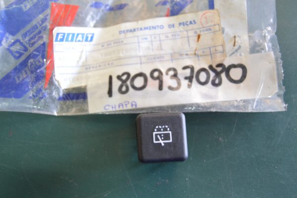 Ref. 180937080 Botão de Controle do Limpador do Vidro Traseiro Fiat Panda NOVO