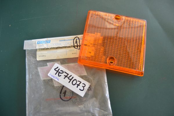 Ref. 4274073 Vidro Farolim Pisca Traseiro Direito Fiat 132 NOVO