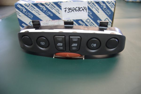 Ref. 735268024 Painel de Comutação Elétrico c/ Elevador de Pára-brisas Fiat Punto NOVO