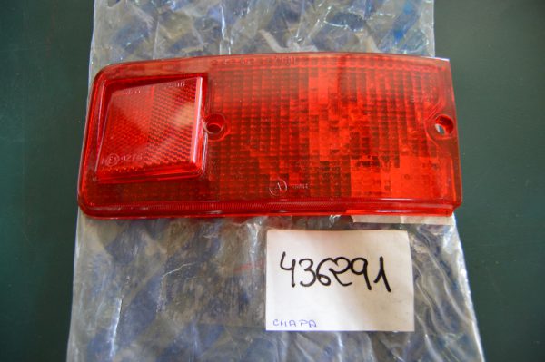 Ref. 436291 Vidro Farolim Traseiro Fiat NOVO