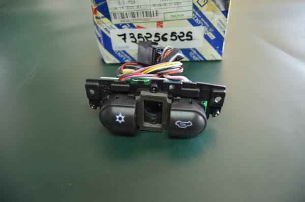Ref. 735256525 Interruptor de Ar Condicionado Fiat Brava, Bravo, Marea NOVO
