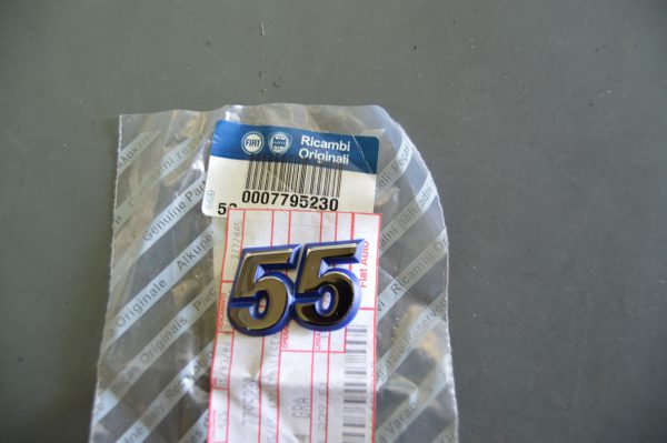 Ref. 7795230 Emblema "55" Fiat Punto NOVO
