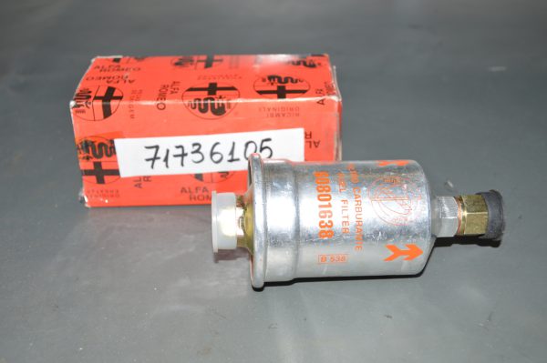 Ref. 71736105 Filtro Combustível Fiat, Alfa Romeo, Lancia NOVO
