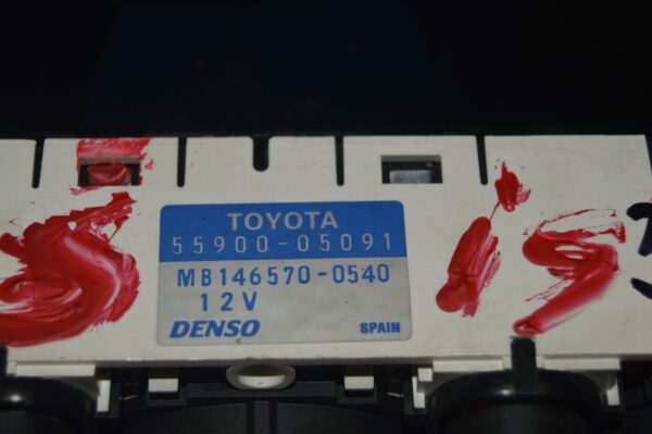 Ref. 5590005091 Comando Controlo do Ar Condicionado Toyota Avensis - Imagen 2