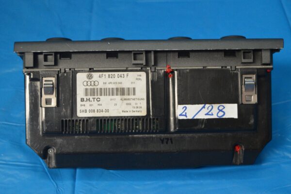 Ref. 4F1820043F Comando Controlo do Ar Condicionado Audi - Imagen 2