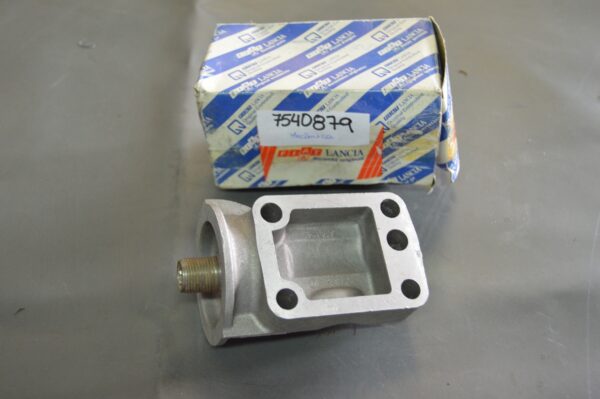 Ref: 7540879 Suporte do filtro de Óleo - Lancia Delta R.86 BZ/DS NOVO